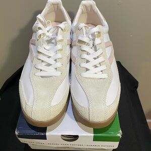 Tretorn Pink/White/Beige Sneakers Size 11